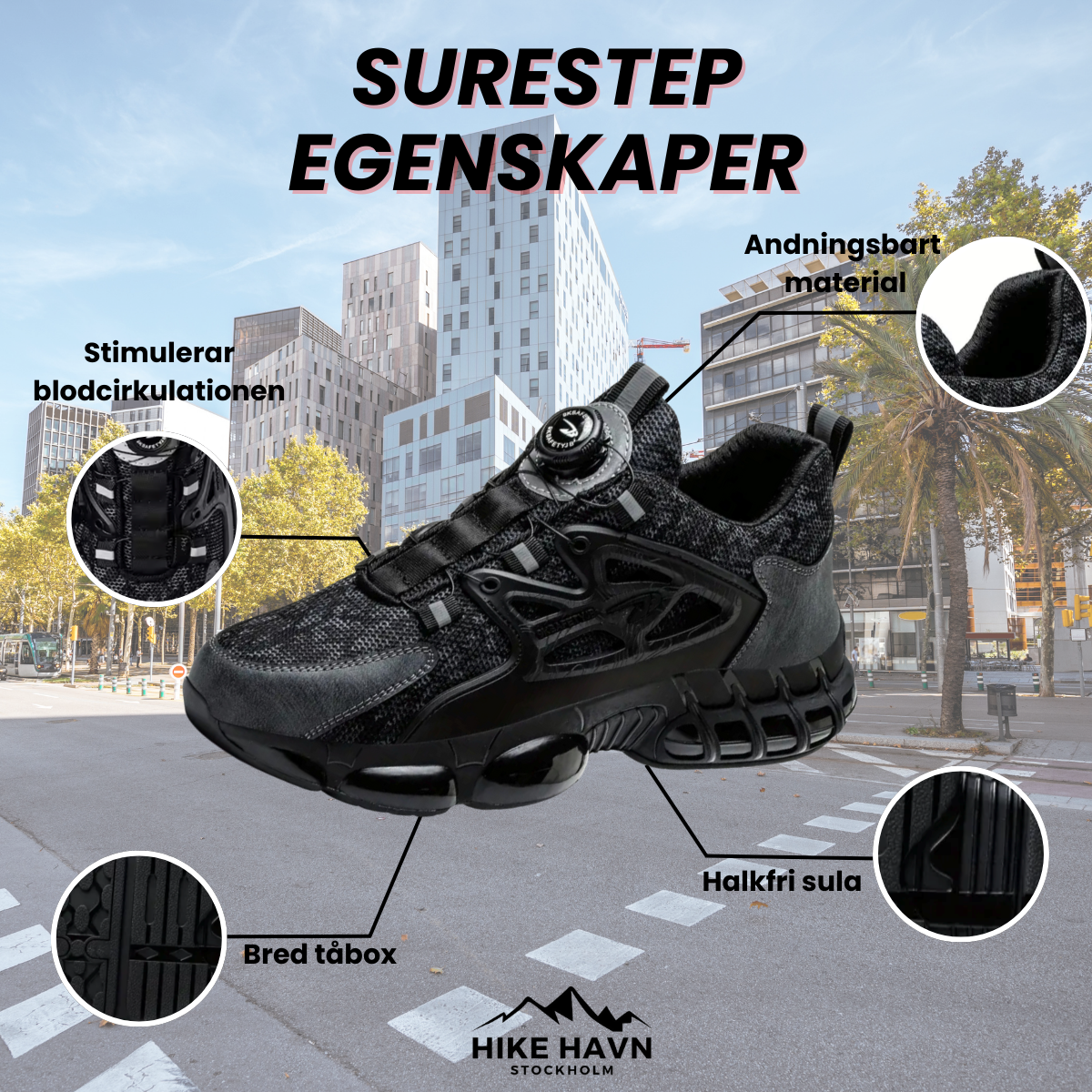 SureStep - Ortopediske sikkerhetssko