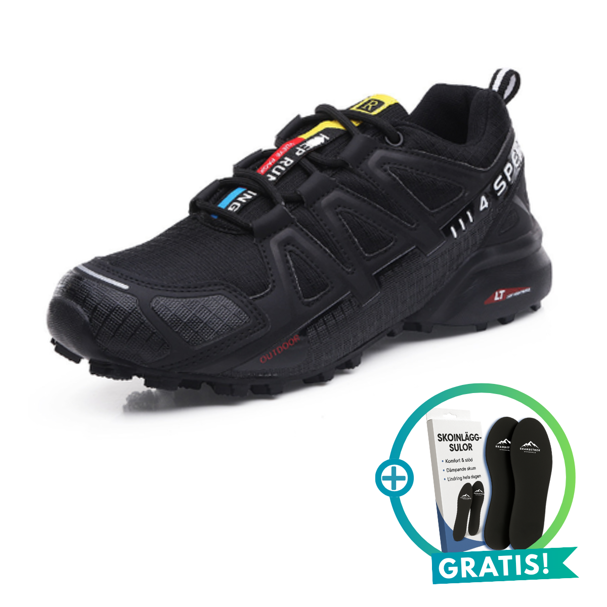 Summit Trek - Herresko for Utendørsbruk | Inkluderer GRATIS Såle