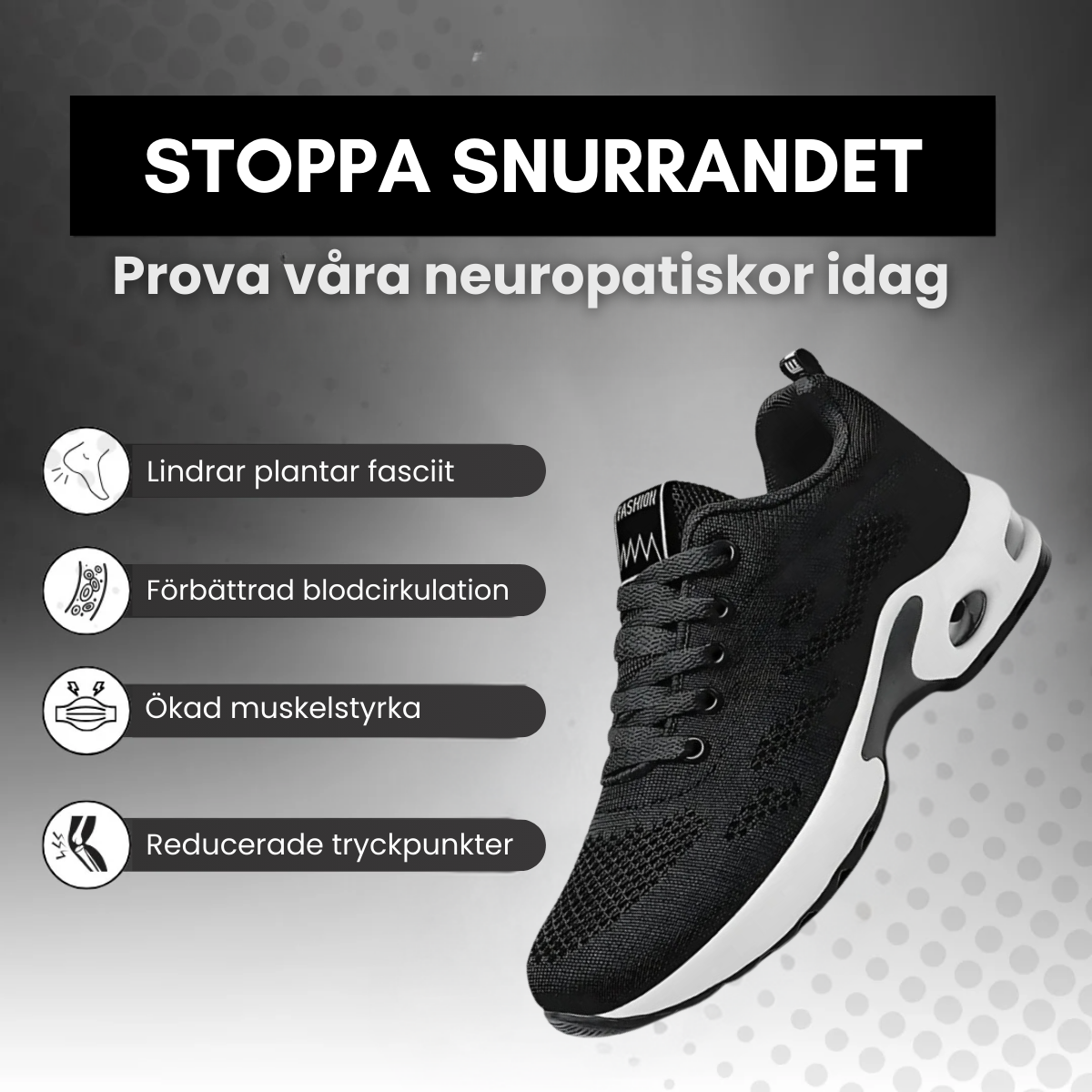 SoftStep Pro - Ortopediske Vandringsskor med Smertelindring