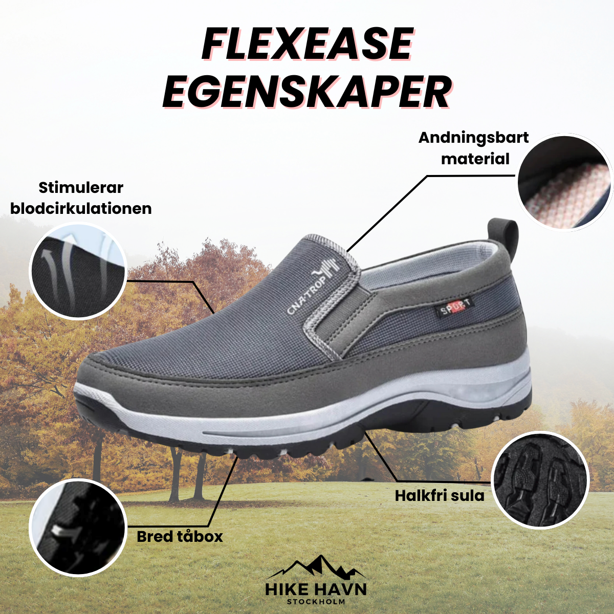 FlexEase - Komfort Tøfler