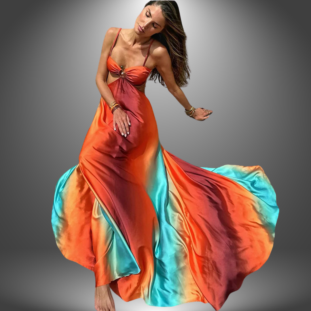 Brienda - Vestido largo Premium para mujer