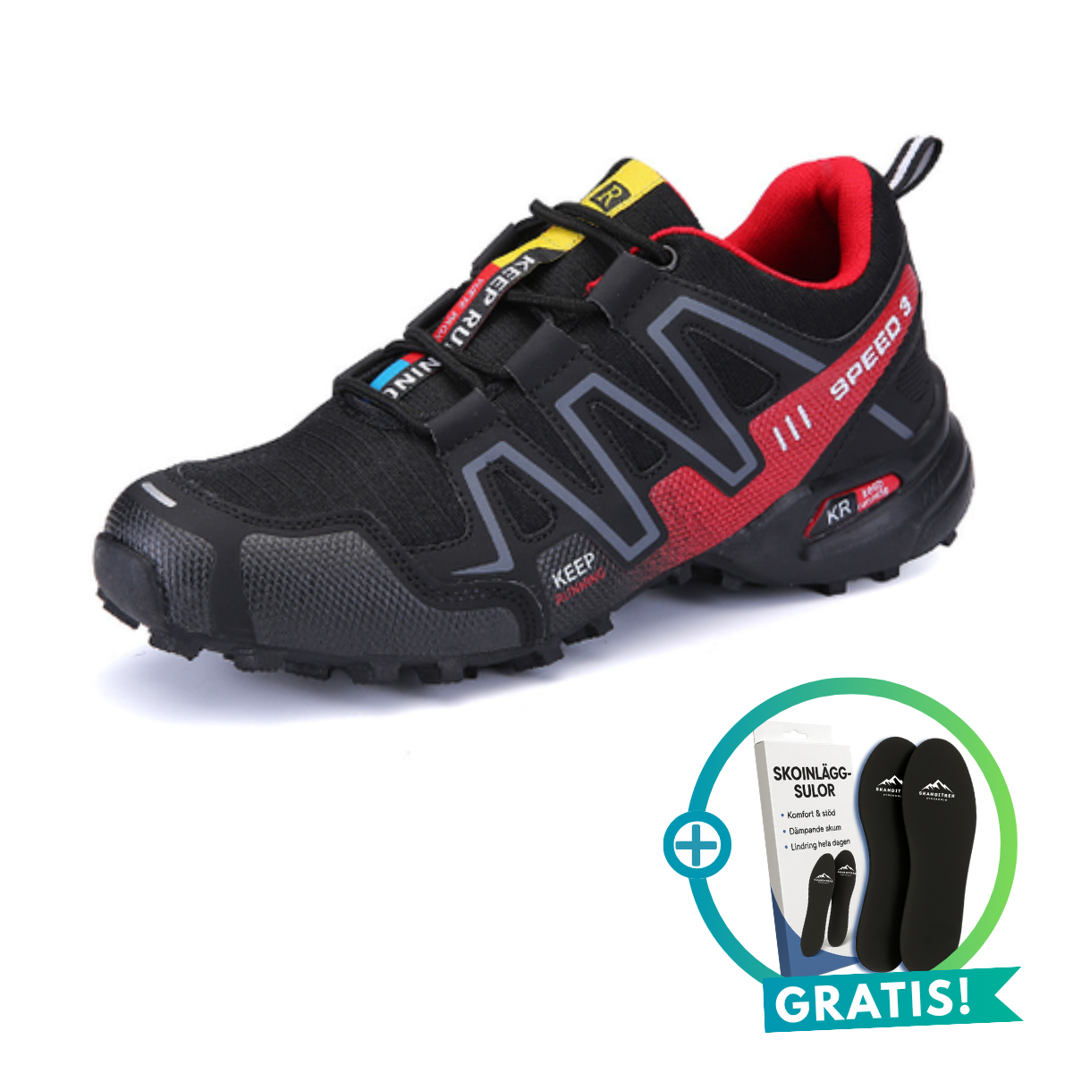 Summit Trek - Herresko for Utendørsbruk | Inkluderer GRATIS Såle (Kopi)