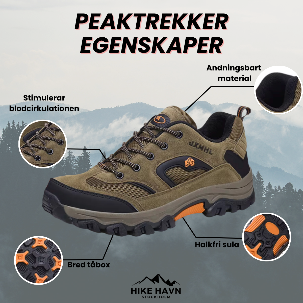 PeakTrekker - Vanntette Tursko