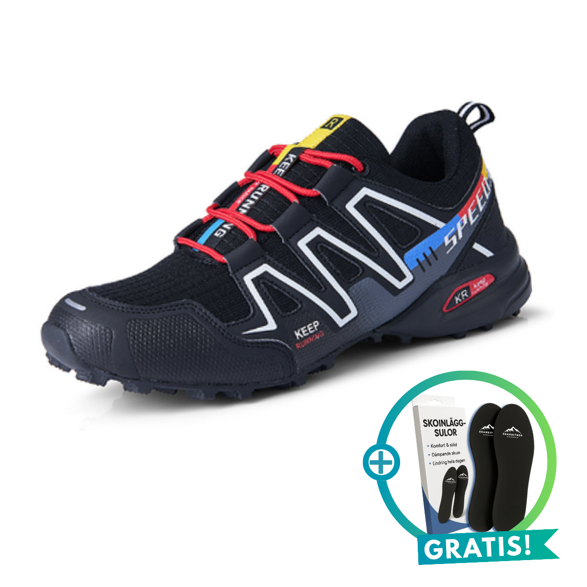 Summit Trek - Herresko for Utendørsbruk | Inkluderer GRATIS Såle