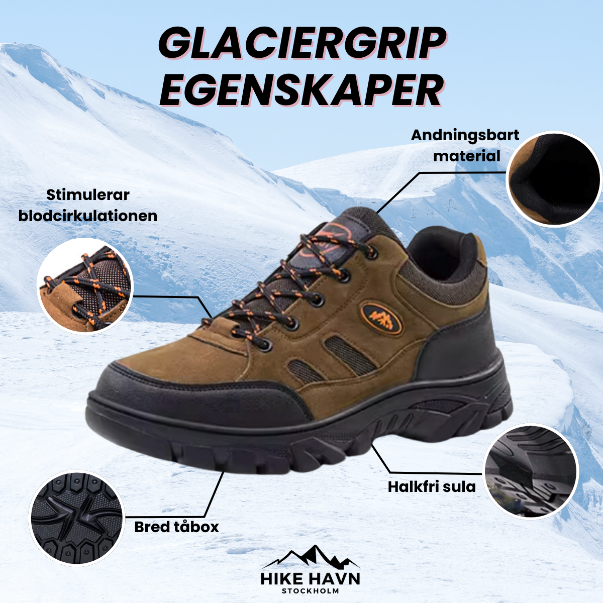 GlacierGrip - Vintervandrestøvler