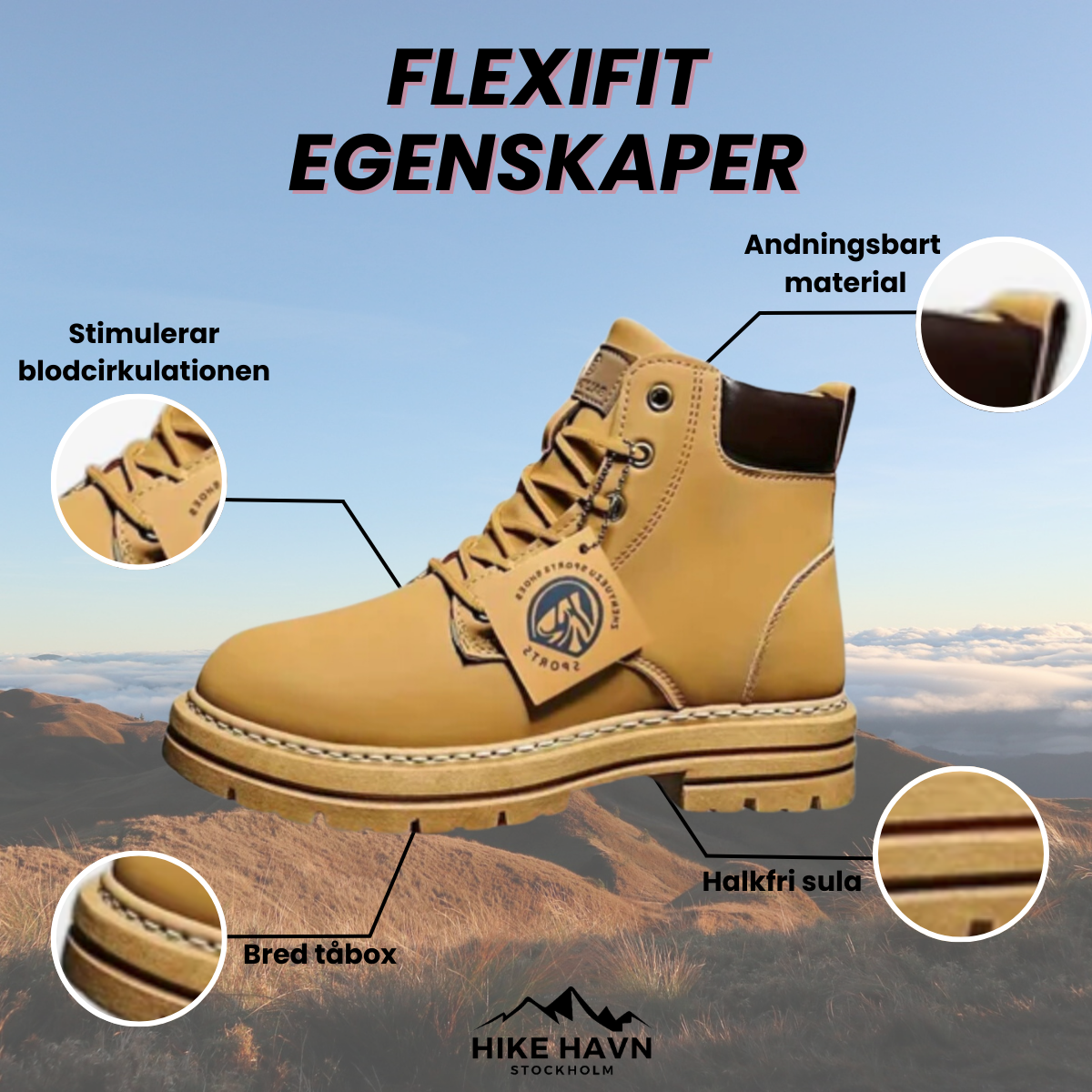 FlexiFit - Smertelindrende vintervandrestøvler