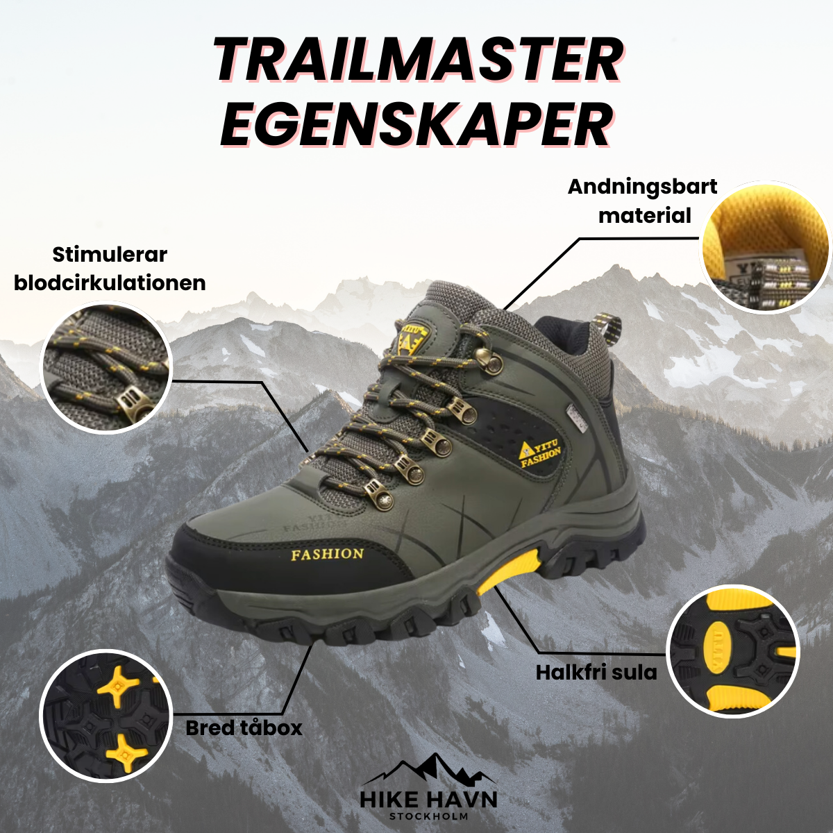 TrailMaster - All-Terrain Vanntette Vandrestøvler