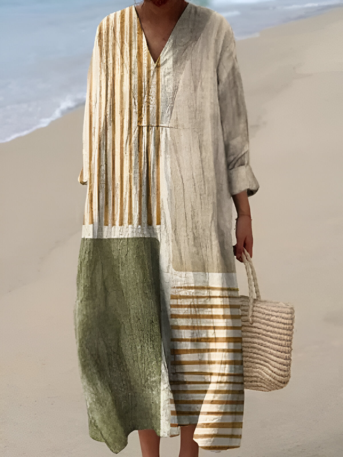 Inara | Elegante vestido geométrico